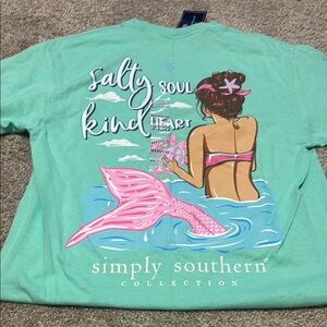 Simply Southern Aqua Short Sleeve Tee